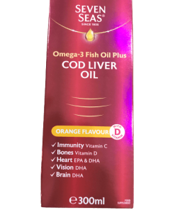 Omega 3 Fish Oil Plus Cod Liver Oil 300ml for immunity