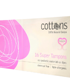 Cottons Super Flow Tampons 16 Pack