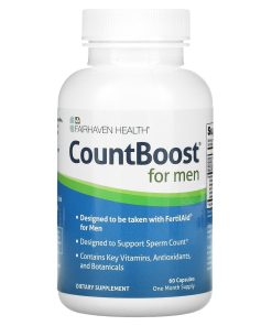 Fairhaven Countboost for Men Fertility Supplement Sperm Count Booster