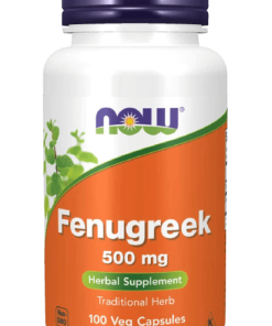 NOW Supplements, Fenugreek (Trigonella Foenum-Graecum) 500 mg, Herbal Supplement, 100 Veg Capsules