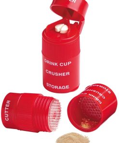 Ezy Dose Pill Crusher, Cutter and Grinder, Crushes Pills
