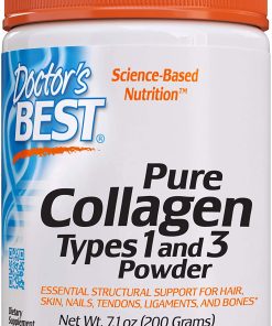 Doctors Best Pure Collagen Types 1&3 Powder, for Healthy Skin Hair Nails