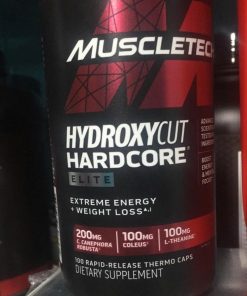 Hydroxycut Hardcore Elite - 110 Capsules For Weight Loss