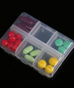 EZY DOSE Weekly 6's Pill Organizer, Vitamin and Medicine