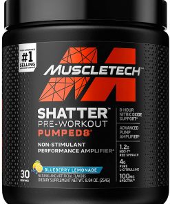 Shatter Pumped8 Non Stimulant Pre Workout For Men Women254g