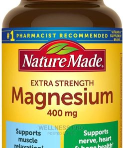 Natures Made Extra Strength Magnesium Oxide 400 Mg, Dietary Supplement