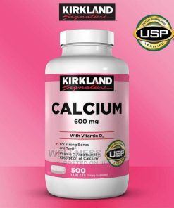 Kirkland Calcium 600mg With Vitamin D3 500 Tablets