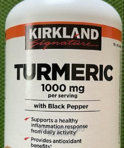 Kirkland TURMERIC With Black PEPPER Supplement 1000 Mg 240's