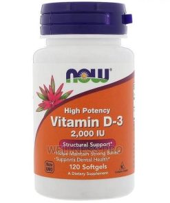 Now Foods, Vitamin D-3 2000iu 120 Caps