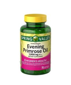 Spring Valley Women’S Health Evening Primrose Oil 1000mg 75 Softgels