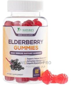 Nature's Nutrition Elderberry Immune Support Gummies, 60 Ct