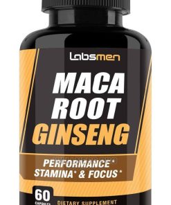 Labsmen Organic Black MACA ROOT With Korean Red Panax Ginseng
