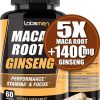 Labsmen Organic Black MACA ROOT With Korean Red Panax Ginseng - Image 2