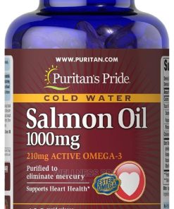 Puritans Pride Omega-3 Salmon Oil(210 Mg Active Omega-3) 120