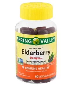 Spring Valley Elderberry Dietary Supplement Adult Gummies 60