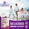 Natures Nutrition Immune Support Vitamin Gummies With Black Elderberry Extract - Image 5