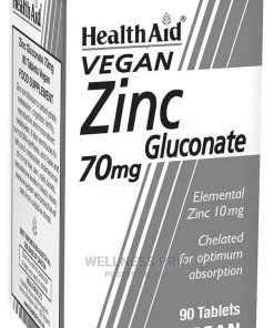 Health Aid Zinc Gluconate (10mg Elemental Zinc) Tablets