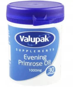 Valupak Evening Primrose Oil 1000mg X 30