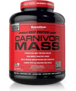 Musclemeds Carnivor Mass Muscle Weight/Mass Gainer 2.7 KG
