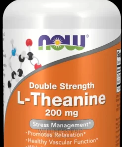 Now L-Theanine, Double Strength 200 Mg 120 Cap Stress Management