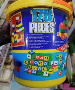 Building Blocks and Numbers 178 Pieces for Kids