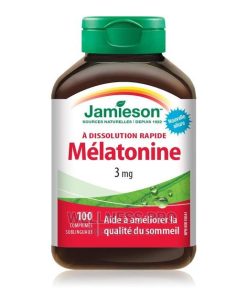 Jamieson Melatonin Fast Dissolving 3mg 100 Sublingual tablets