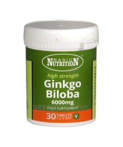 Basic Nutrition High Strength Ginkgo Biloba 6000mg 30s