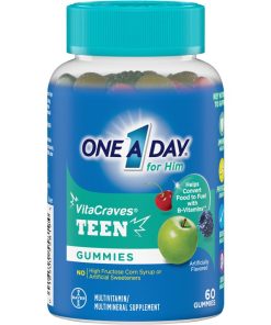 One A Day Teen For Him Multivitamin Gummies, 60 Count