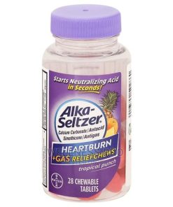 Alka Seltzer Heartburn Relief + Gas Relief Chews, 28 Ct
