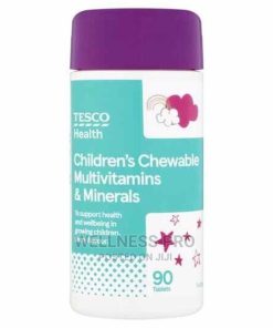 Tesco Kids Chewable Multivitamins Plus Minerals X 90