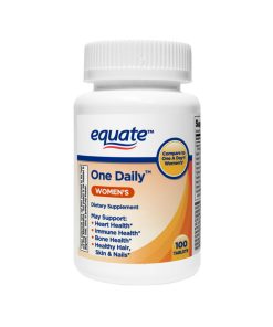 Equate One Daily Women's Tablets Dietary Supplement, 100 Count