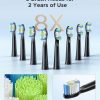 E11 Sonic Electric Toothbrush With 8 Bursh Heads Travel Case - Image 3