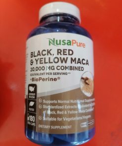 Nusa Pure Balck, Red and Yellow Maca for Vitality Strength