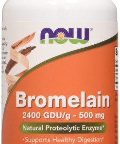 Now Maximum Strength Bromelain 2400Gdu 500mg 60 Veg Capsules