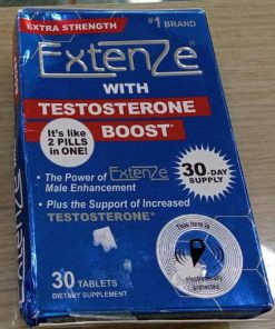 Extra strength extenze with testosterone boost 30 Tablets