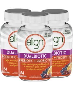 Align Prebiotic Probiotic Supplement Gummies, Natural Flavors, 54 Ct