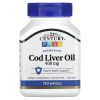 21ST Century NORWEGIAN COD LIVER OIL 110 SOFTGELS for healthy heart support
