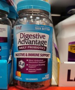 Schiff Digestive Advantage Probiotic Gummies, 120 Count