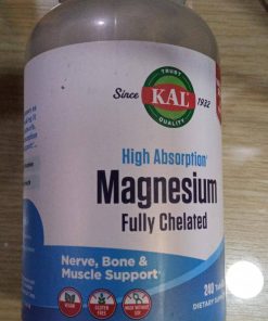 Magnesium Glycinate 240 VegCaps for nerves, bones and muscle support