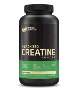 Optimum Nutrition Micronized Creatine Monohydrate Powder, Unflavored, Keto Friendly, 60 Servings