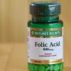 Natures Bounty Folic Acid 800 mcg, 250 Tablets for blood and heart health - Image 2