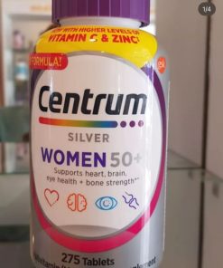 Centrum Silver Women 50+ Multivitamins 275 tablets with higher levels of Vitamin C and Zinc