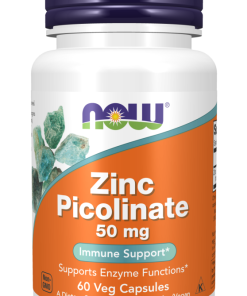 Now Foods Zinc Picolinate 50 mg Veg Capsules