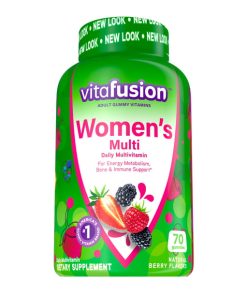 vitafusion Women’s Daily Gummy Multivitamin: vitamin C E, Delicious Berry Flavors, 70ct (35 day supply), from America’s number one Gummy Vitamin Brand