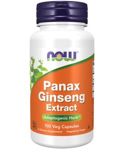 NOW Supplements, Panax Ginseng Root 500mg, for antioxidant 100 Veg Capsules