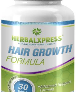 Herbalxpress Hair Growth Formula 30 Tablets for Men and Women - Supplement for preventing hair loss and support healthy hair growth and appearance