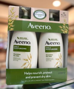 Pack of 2 Aveeno Dayly Moisturizing Lotion. Helps Nourish, Protect, and Prevent Dry Skin. 591ml . each.