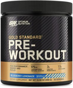 Optimum Nutrition, Gold Standard Pre Workout, Blueberry Lemonade, 300g, 30 Servings