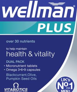 Vitabiotics Wellman Plus Omega 3-6-9 , 56 Tablets/Capsules
