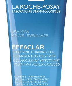 La Roche-Posay Effaclar Purifying Foaming Gel Cleanser for Oily Skin, Acne Face Wash, 200ml
